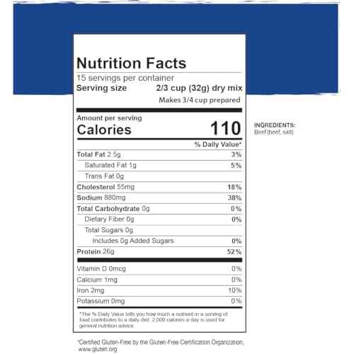 Mountain House Diced Beef | Freeze Dried Survival & Emergency Food | #10 Can | Gluten-Free, 30122