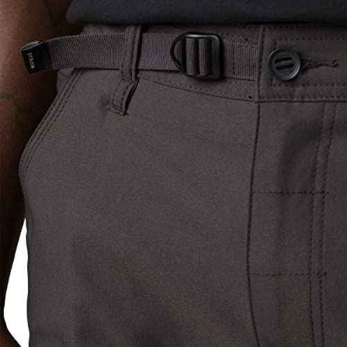 prAna Stretch Zion Pants II - Pants for Men - Slim Fit - Back Patch Pockets - Side Flap-Utility Pocket Dark Iron 30 32