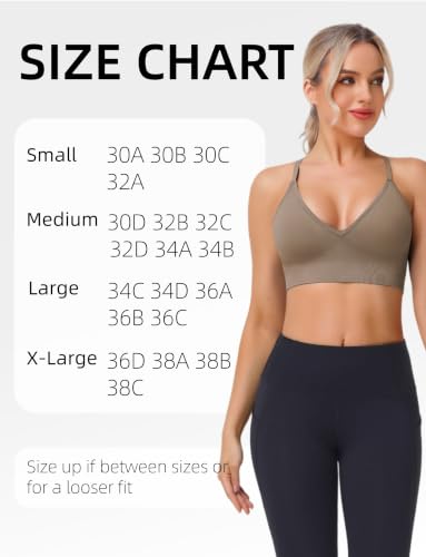 X-Large Sports Bras Pack - Adjustable, Wireless, Breathable Activewear for Women