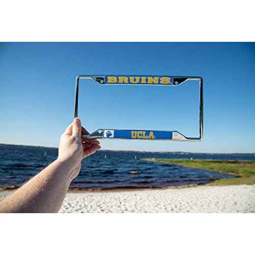 Desert Cactus UCLA University of California Los Angeles Bruins Metal License Plate Frame for Front or Back of Car Officially Licensed (Mascot)