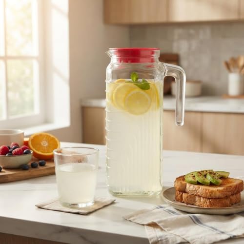 UN Krug 1.2L Glass Pitcher - Durable & Elegant Drinkware