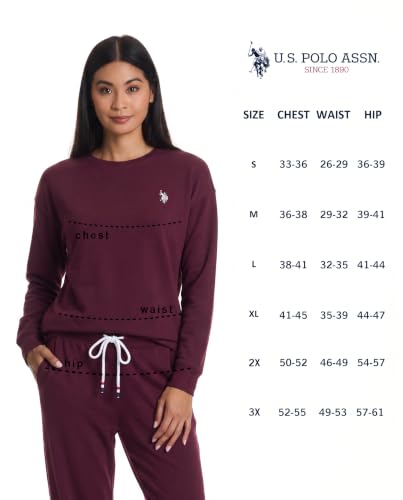U.S. Polo Assn. Women’s Lounge Set Small Fig - Casual Sleepwear