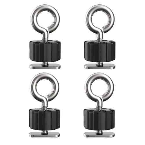 9004 Kayak Rail Track Screws Tie Down Eyelet, Kayak Knob Nuts Hardware, Stainless Steel Kayak Screws, Outdoor Parts Tool Rails Bolts for Canoe Boat.