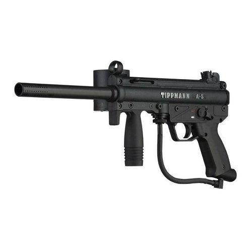 Tippmann A-5 with Response Trigger Paintball Marker with Hawki 48ci HPA Tank Bundle