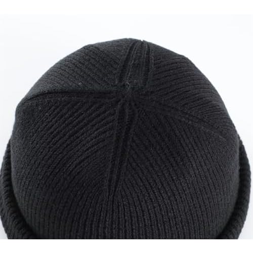 Connectyle Thick Cuffed Beanie for Men & Women Double Layer Knit Winter Hat Acrylic Watch Hat Warm Stocking Skull Cap
