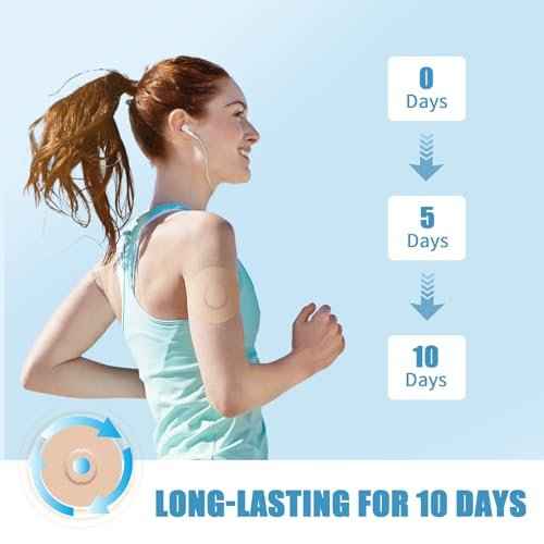 20 Pack Over Patches Waterproof for Dexcom G7,Compatible with for CGM Sensors | Center Without Glue Full Coverage,Latex-Free, Hypoallergenic, Easy Removal,No Residue | Lasts Over 10 Days(Tan, 3.15)