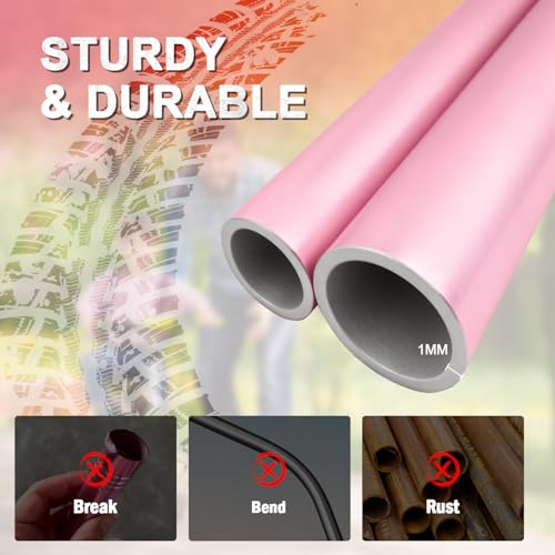Height Adjustable Kids Bike Safety Trainer Handle with Pink Finish