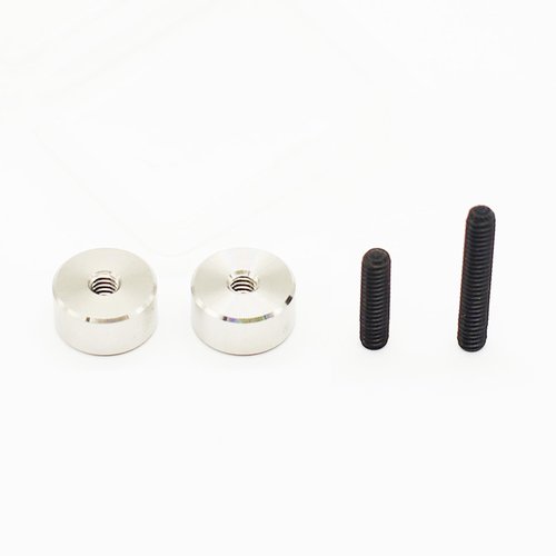 Ephrax Double Stabilizer Weight Set, 304 Stainless Steel, Includes Two 1oz Weights and Two Different Lengths of 1/4 Screws, Designed for Custom Bow Balance, Customize for Optimal Stability.