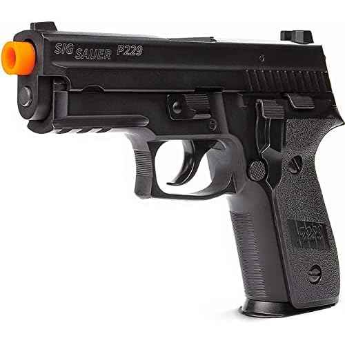 Sig Sauer ProForce P229 6mm BB Caliber 23 Round Metal Slide Green Gas Power System Airsoft Pistol with White Dot Sight