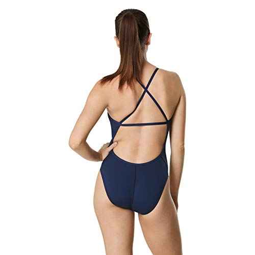 Speedo Womens Swimsuit One Piece Endurance+ Cross Back Solid Adult Team Colors