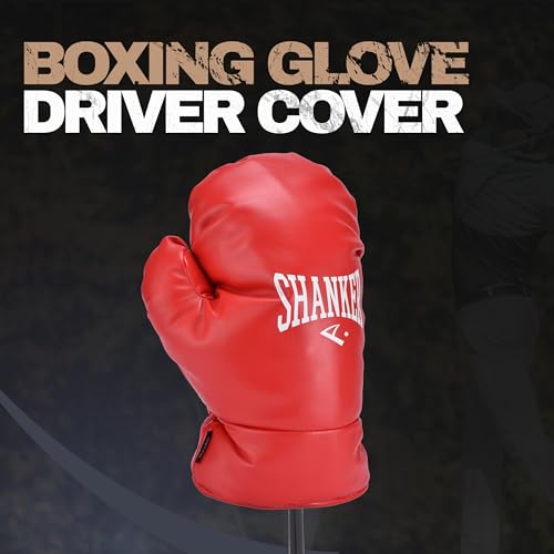 Golf Headcover Boxing Glove Style Tour Grade PU Leather Soft Velour Lining