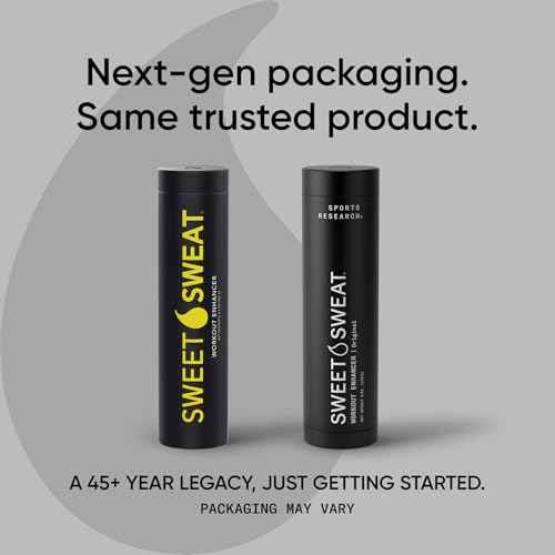 Sports Research Sweet Sweat 'Workout Enhancer' Gel - Maximize Your Exercise & Sweat Faster - 6.4oz Stick