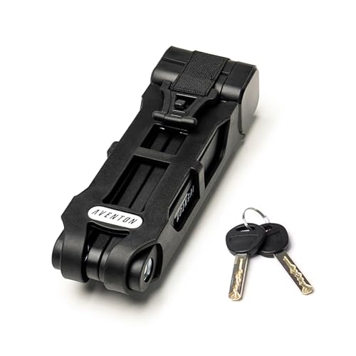Heavy Duty Folding Bike Lock with Key - Anti-Theft Steel Cable for Electric and Folding Bikes