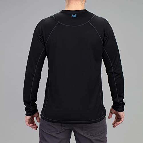 Vortex Men's Weekend Rucker Long Sleeve Shirts - Moisture Wicking, UPF Sun Protection, Stain Release Technology