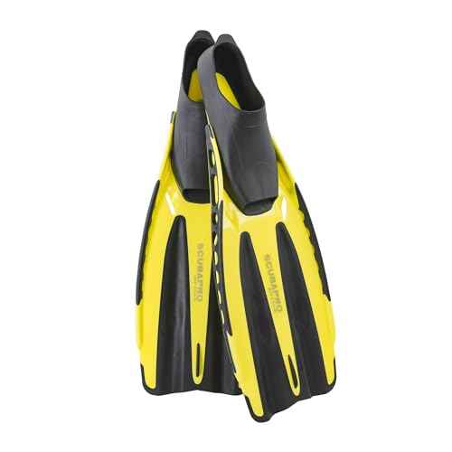SCUBAPRO Jet Club Fin, Full Foot, Yellow, XL
