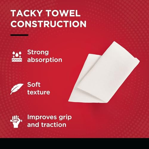 New Tacky Towel for Tennis & Pickleball - Non-Toxic Grip Enhancer, Anti-Slip Control, 8x5 Inch