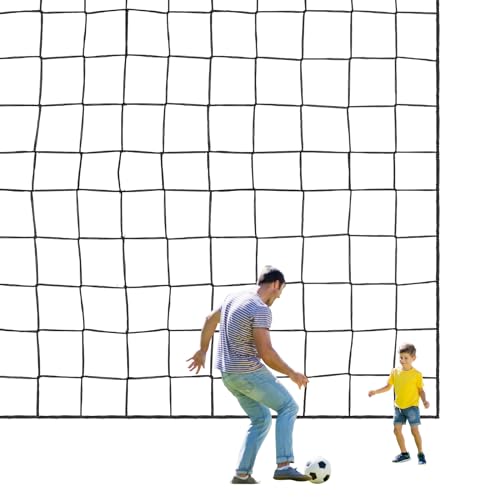 15x20ft Soccer Backstop Net - Heavy Duty Nylon Barrier for Sports Practice