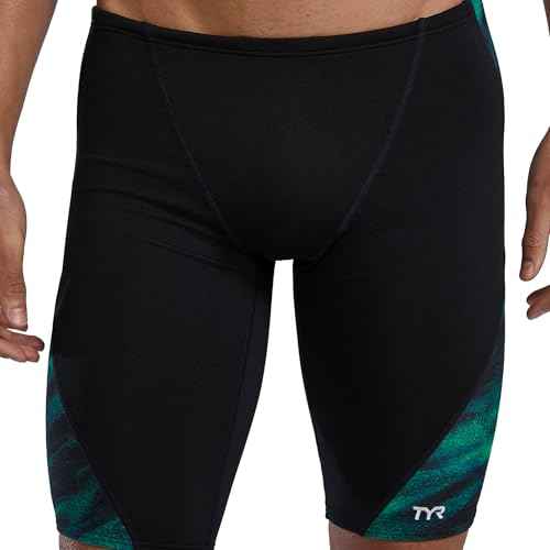 TYR Mens Durafast Elite Blade Splice Jammer Swimsuit