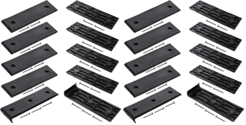 Boat Trailer Bunk Slide Pads & Glide Enders Set - 10.25" x 3.1", Pack of 2