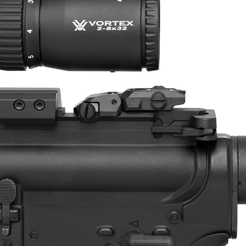 KRISS USA, Inc, Sight, Picatinny, Black, Folding Rear, Steel