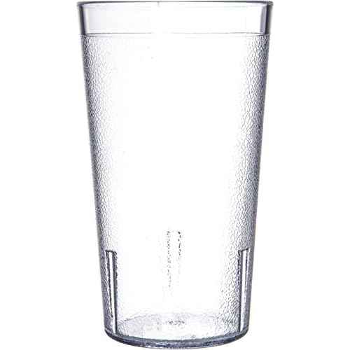 Carlisle FoodService Products 521207 Stackable Shatter-Resistant Plastic Tumbler, 12 oz., Clear (Pack of 72)