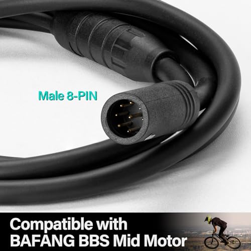 Ebike Wiring Harness for BAFANG BBS01B BBS02B BBSHD Motors - Waterproof 51in Cable