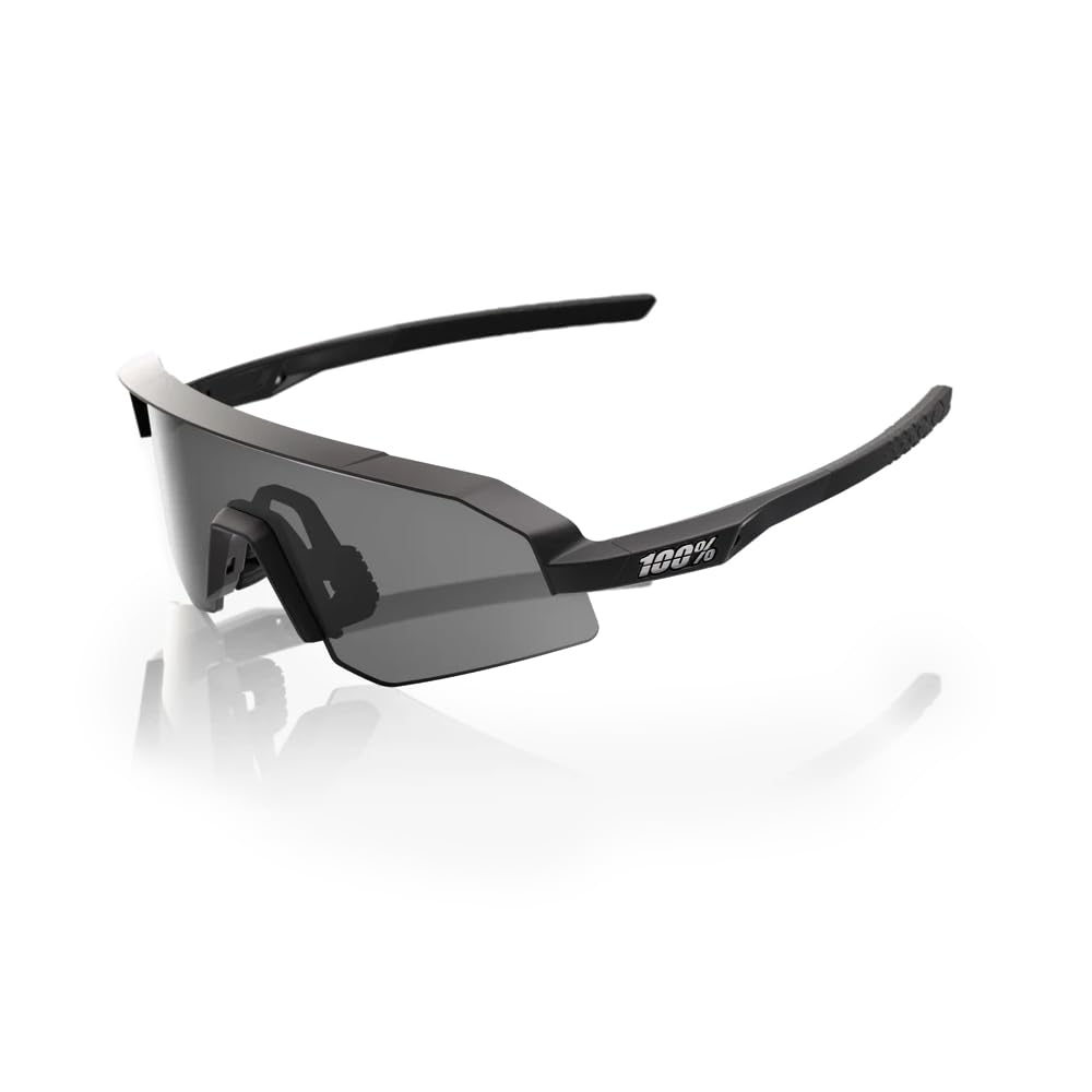 100% Slendale XS Sunglasses - Matte Black; Smoke