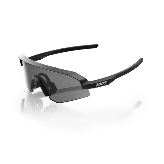 100% Slendale XS Sunglasses - Matte Black; Smoke