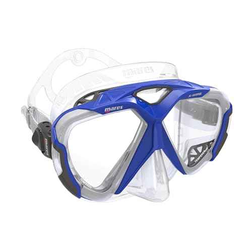Mares Unisex Adults X-Wire Soft Silicone Scuba Diving Mask with Wide Field of View | Snorkeling, Water Sports, Underwater