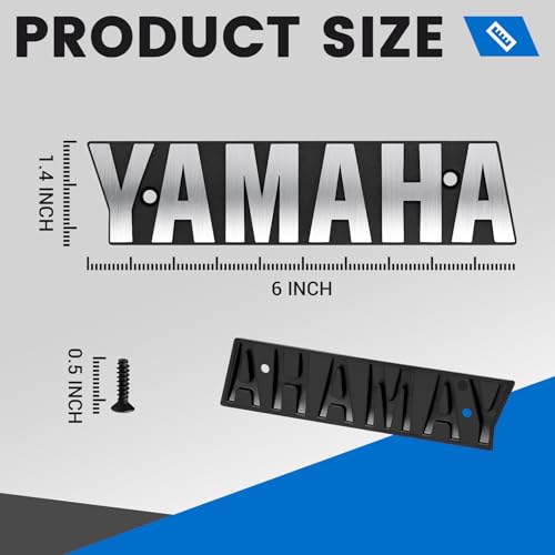 Golf Cart Emblem Badge for Yamaha G16 G19 G20 G21 1996-2004 Front Logo - G16 G19 G20 G21