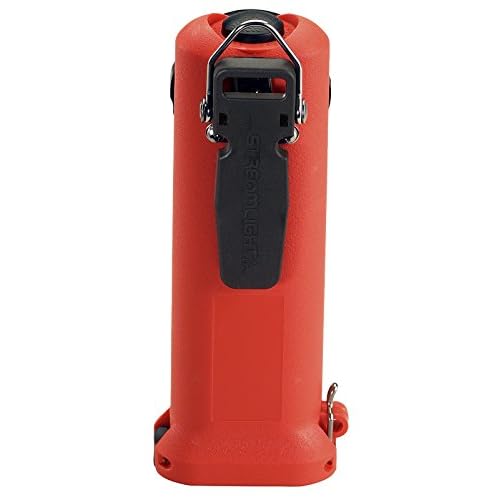 Streamlight 90503 Survivor 175-Lumen Rechargeable Safety-Rated Firefighter Right Angle Flashlight with AC/DC Charging, Orange
