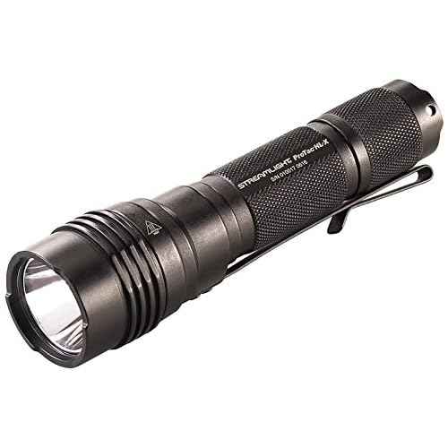 Streamlight 88064 ProTac HL-X 1000-Lumen Multi-Fuel Professional Tactical Flashlight, Includes CR123A Lithium Batteries and Holster, Black, Clear Retail Packaging