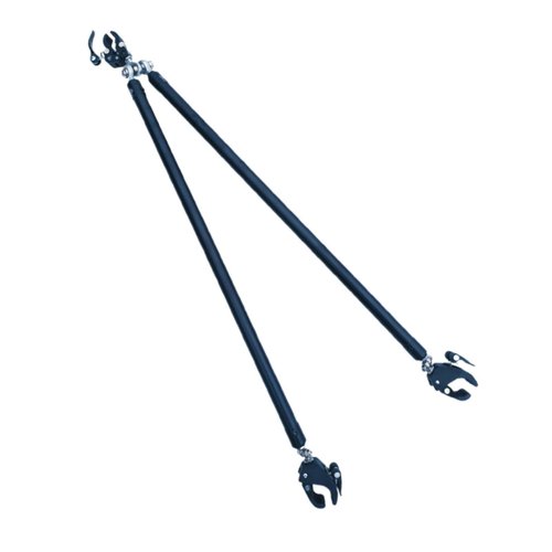 Aymzbd Bike Trailer Connector Bike Trailer Hitch Hardware Equipment Portable Bicycle Trailer Rod, for Outdoor Activities Road Bike, Without Extension