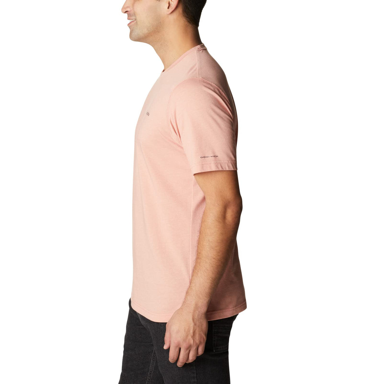 Columbia Men's Thistletown Hills Short Sleeve, Dark Coral Heather, X-Small