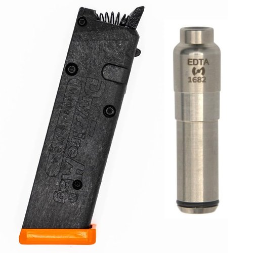 DRYFIREMAG Dry Fire Training Compatible with G17, 19, 19x, 26, 34, 45, 47, 49 - Magazine + Laser