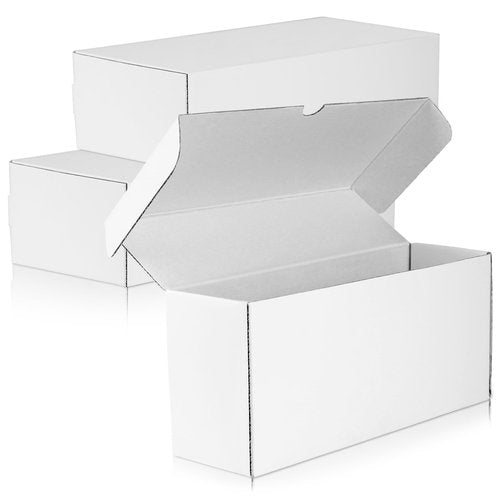DEDC 3Pcs 14.8-Inch Semi-Rigid card holder Storage Box, trading card storage box, wooden cardboard card storage box
