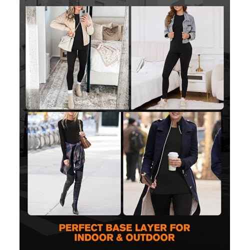 BESTENA Thermal Underwear for Women Base Layer Cold Weather Thermal Set Long Johns Women Thermal Set