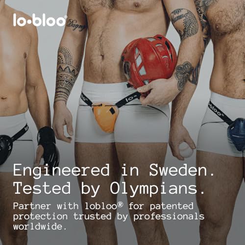 Lobloo Thai Cup 2.0 - Athletic Cup for MMA, Muay Thai & Contact Sports, Slim Lock Fit, Made in Sweden