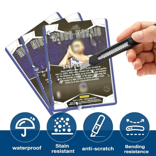 500 Hard Card Sleeves for Trading Card Protection - Baseball, Sports, Gaming, Premium Top Loaders - Variation of THIS listing