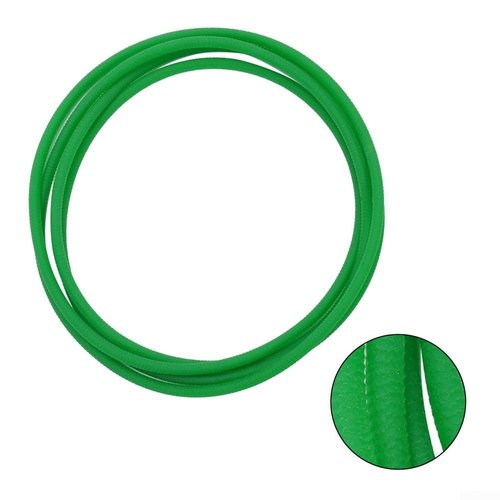 Bicycle Roller Drive Replacement Belt Professional Indoor Bike Trainer Belt 5mm Width 185cm Perimeter Low Noise Training Cycling Accessory(Green)