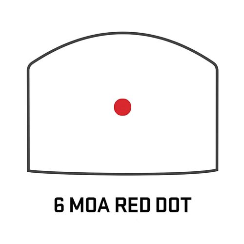 SIG SAUER Romeo-RS PRO Reinforced Steel 8 Brightness Modes Red Dot Sight with Aspherical Glass Lens | Compatible with Optic Ready P320, P226 & P229, Black Housing, 6 MOA Red Dot (SOR02060)
