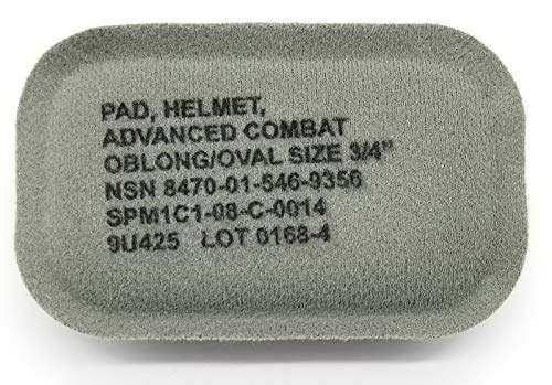 Military-Grade Helmet Replacement Suspension Pads Set - ACH & MICH, 7 Pieces, Size 6 Medium