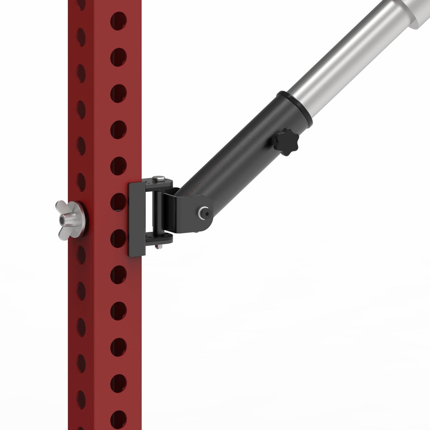 SYL Fitness Rack Mounted Landmine Attachment, T-Bar Row Landmine Base, Fit 2x2 inch & 3x3 inch Square Tube Power/Squat Rack