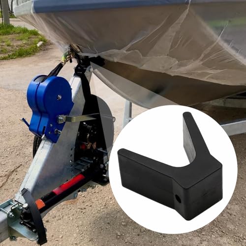 Boat Trailer Bow Stop Rubber V-Span 2 Inch Wide 4 Inch Length for Secure Loading