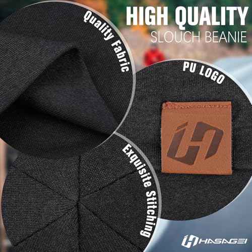 Beanie Cotton Soft and Skin Friendly Unisex Beanie Hat Beanies Hats Men Slouchy Beanie Hats for Women