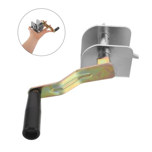 Alasum Sport Volleyball Net Tension Assembly Hand Crank Tensioner Winch Easy to Install Weatherproof Metal