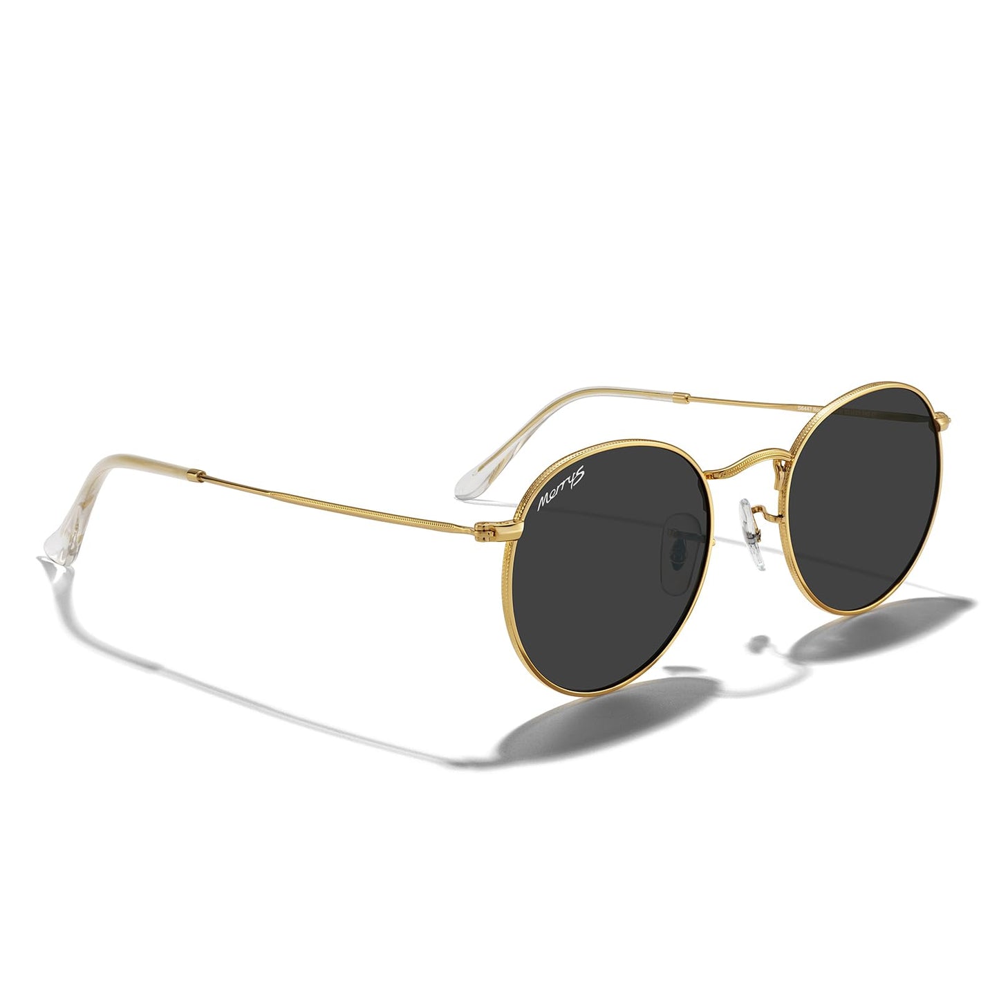MERRY'S Trendy Round Metal Polarized Sunglasses for Women and Men Retro Classic Vintage Shades S6447