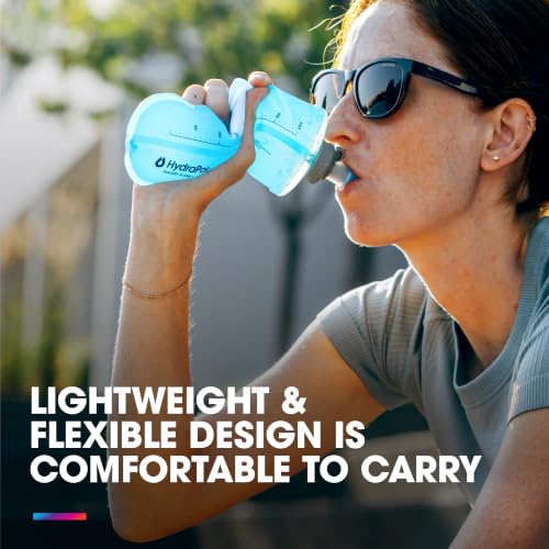 HydraPak PocketFlask 500ml Soft Collapsible Hydration Flask - Malibu / 17 Ounces