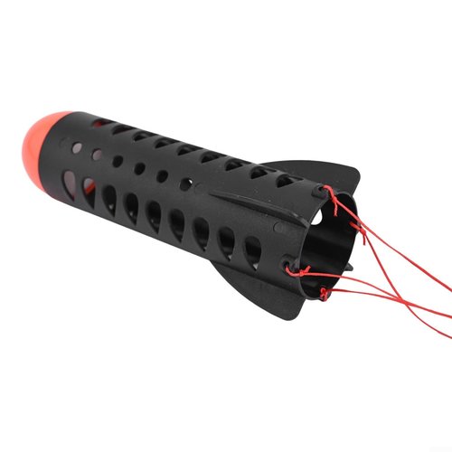 Enhanced Fishing with Pellet Bait Thrower and Large Rocket Spod Bomb for Carp (L)
