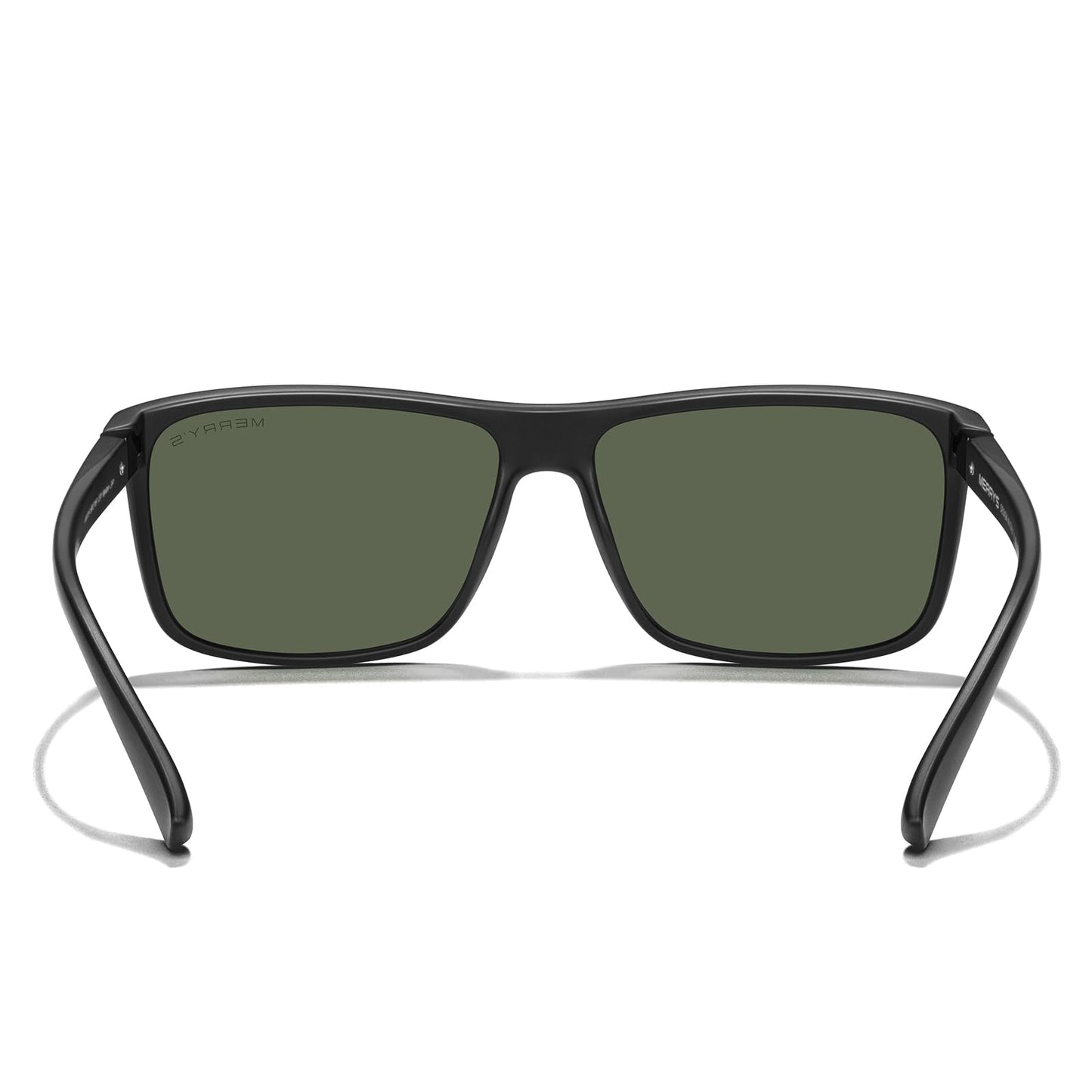 MERRY'S Rectangular Polarized Sports Sunglasses for Men Women Cycling Driving Fishing UV400 Protection S8225